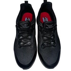 Skechers Work Slip Resistant‎ Athletic Shoes 10 Black Wide Fit